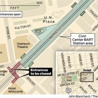 Civic Center Bart Station Map