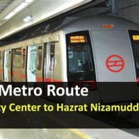Nizamuddin Metro Station Route