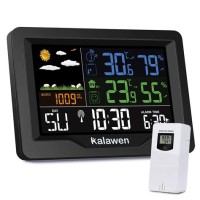 Wireless Weather Forecast Station With Atomic Clock